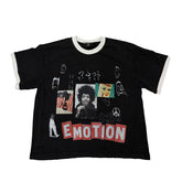 Mixed Emotions Black “Static” Tee Black