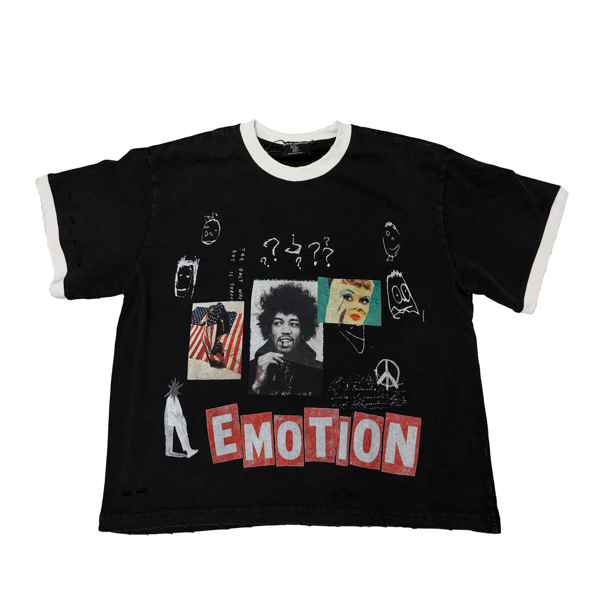 Mixed Emotions Black “Static” Tee Black