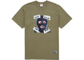 Supreme God Save Us Tee Light Olive
