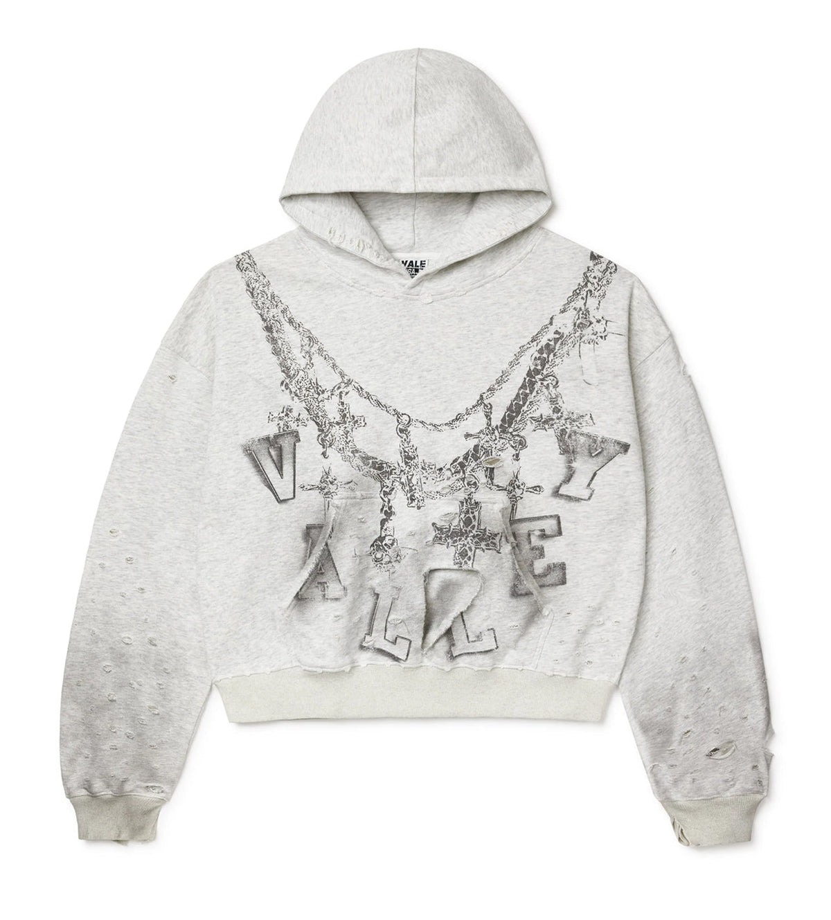 Vale Forever Big Chain Hoodie Grey
