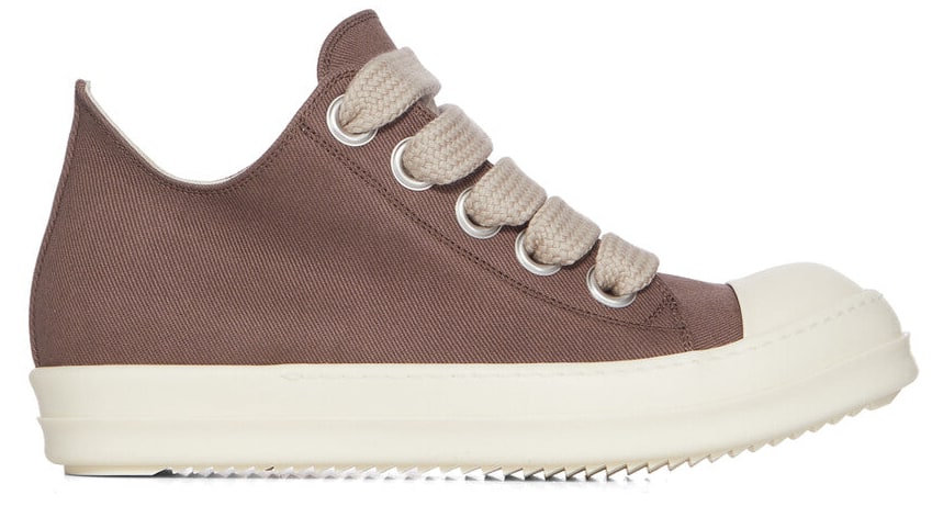 Rick Owens DRKSHDW Jumbolace Low Sneaks Grape Milk