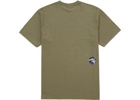 Supreme God Save Us Tee Light Olive