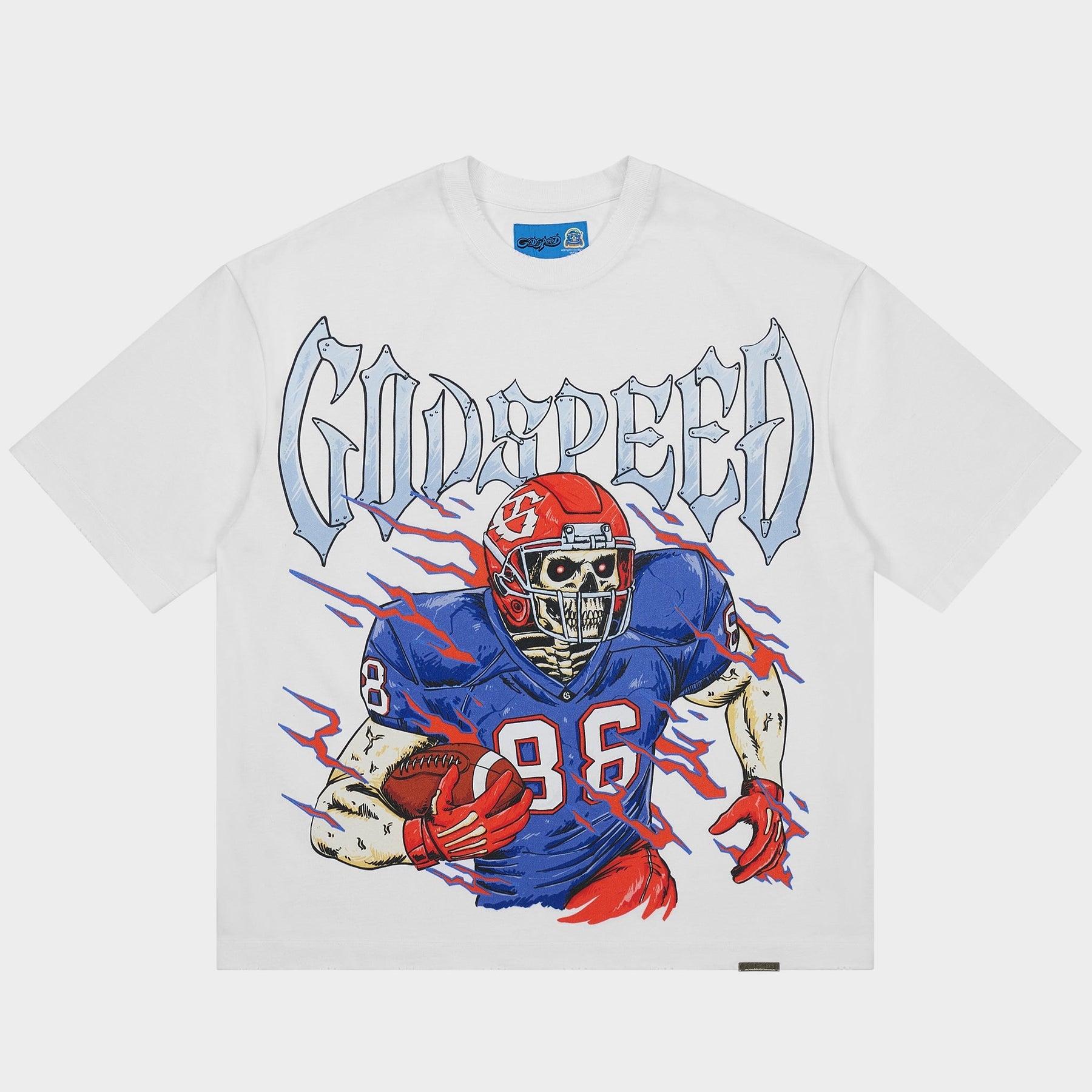 Godspeed End Zone Tee Snow