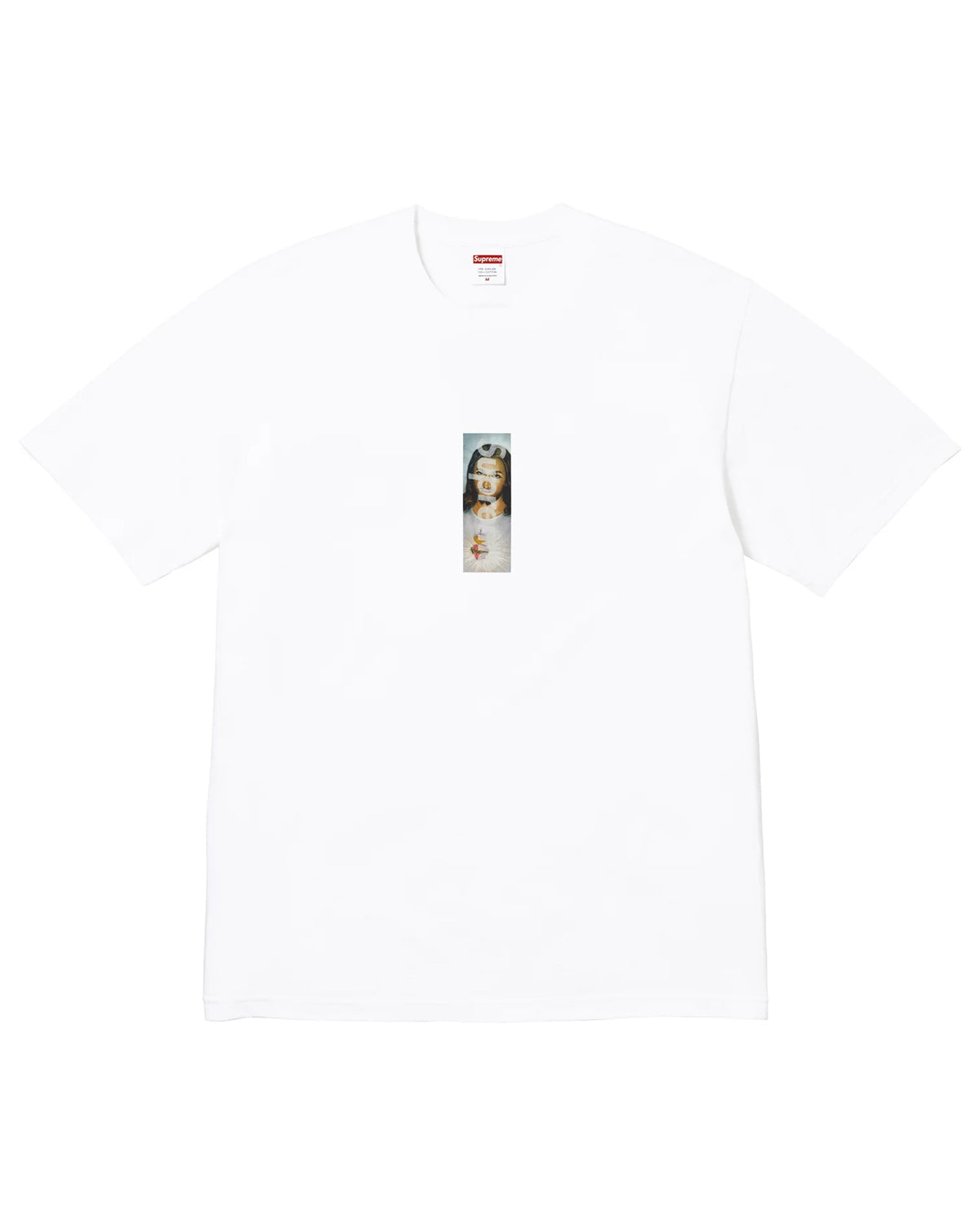 Supreme Prayer Card Box Logo Tee White