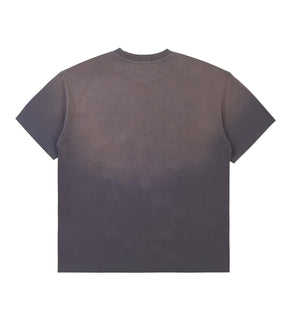 Boredom Kills Scream Studded Tee Grey