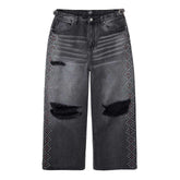 Happy Memories Don't Die Baggies Denim Pant Black