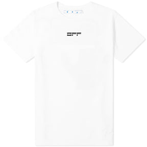 Off White Masked Face Tee S/S White/Black