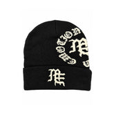 Mixed Emotions Black Logo Beanie