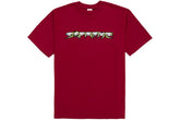 Supreme Skulls Spellout Tee Cardinal