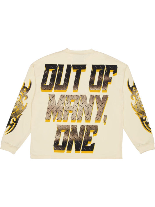 Godspeed Steel Sharpens Steel L/S Tee Bone