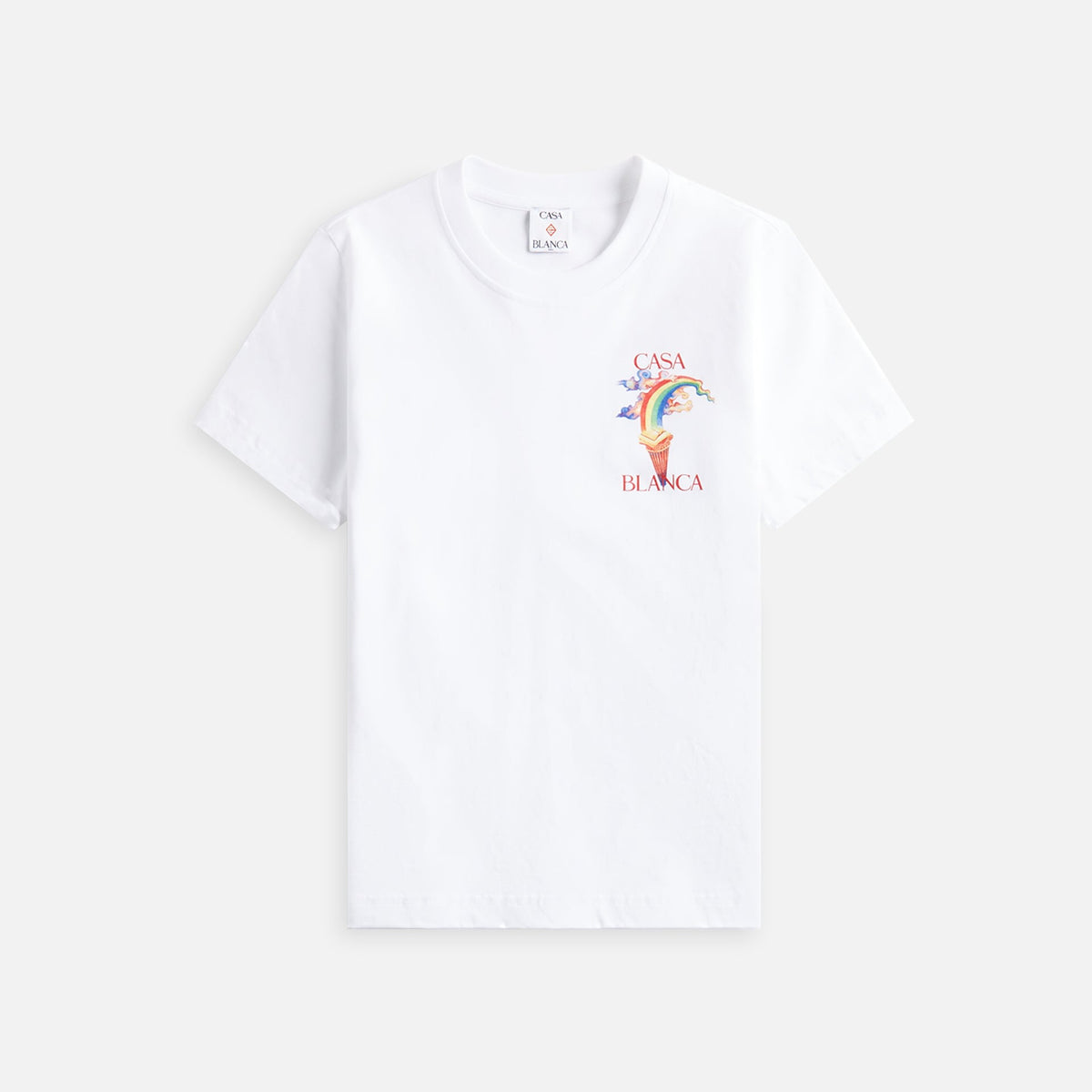 Casablanca Nature Teacher T-Shirt White