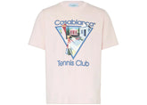 Casablanca Tennis Club Logo Tee Pink