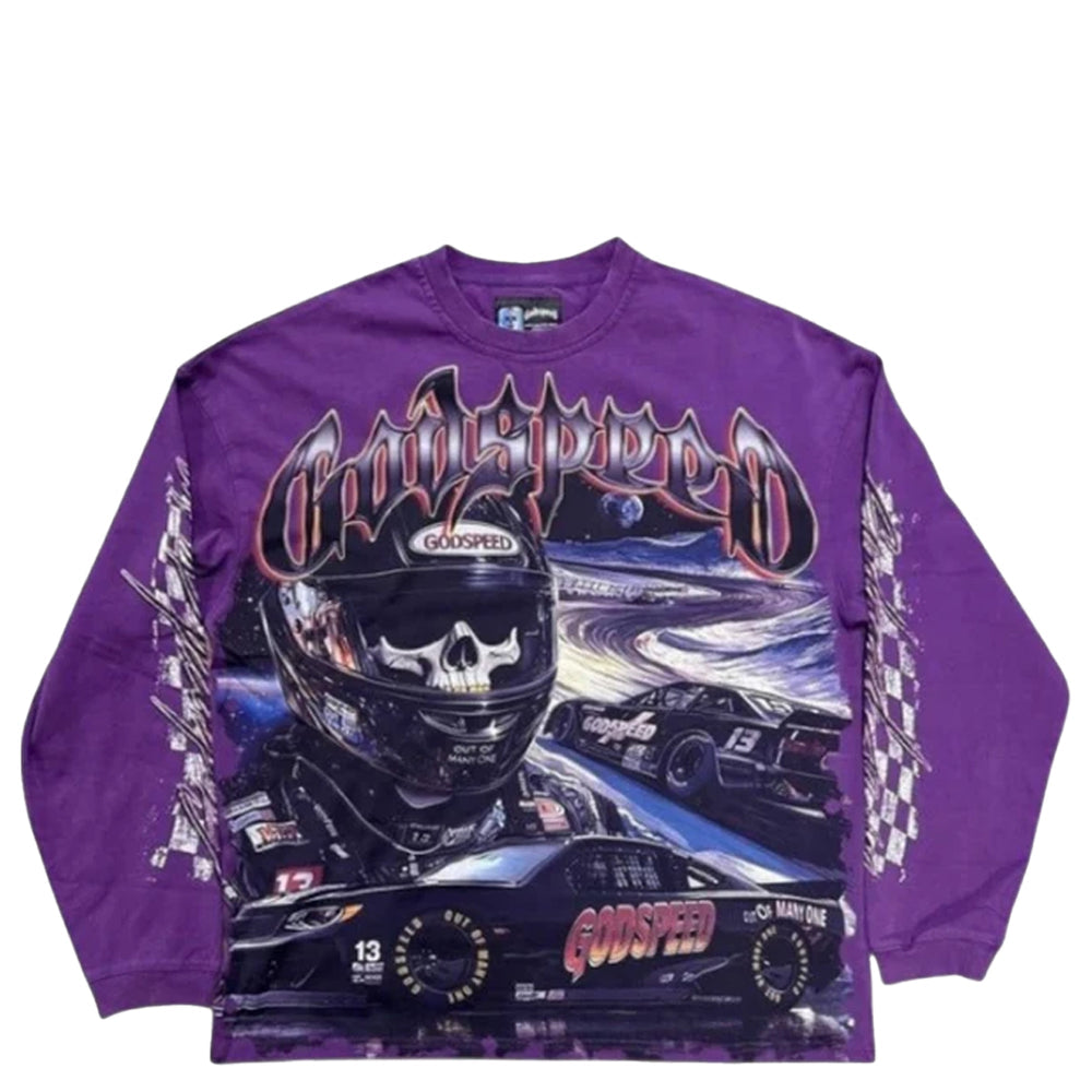 Godspeed Le Dernier Tee LS Grape