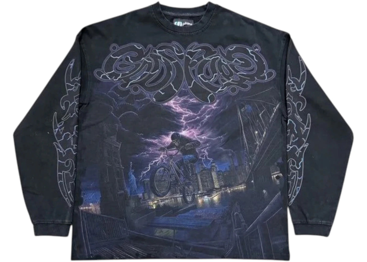 Godspeed B.M.X T-shirt Black Wash