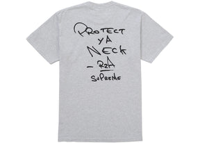 Supreme Wu-Tang Clan RZA Tee Ash Grey