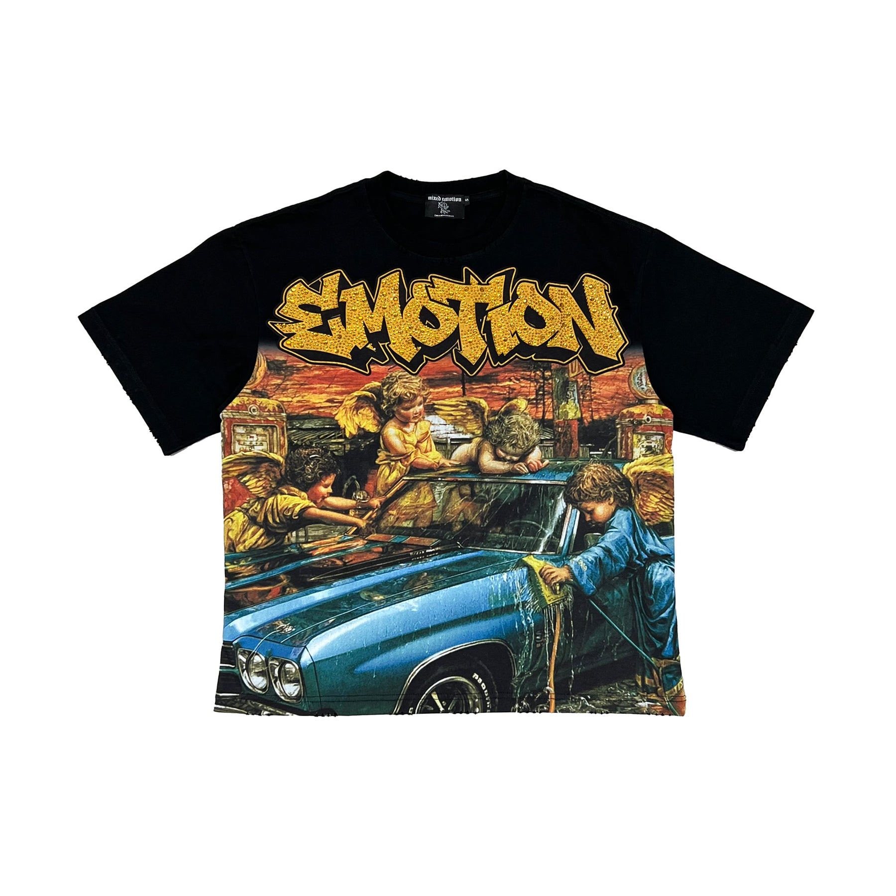 Mixed Emotion Angel Wash Tee
