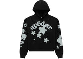 Sp5der Reflective Beluga Hoodie Black