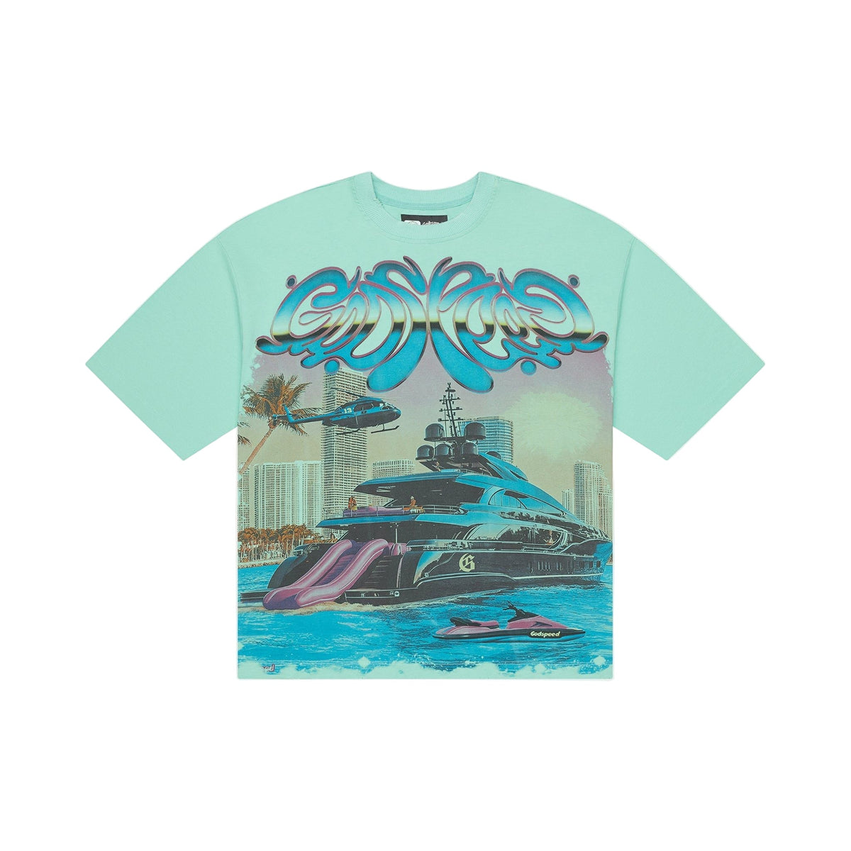 Godspeed Memento Vivere Tee Teal