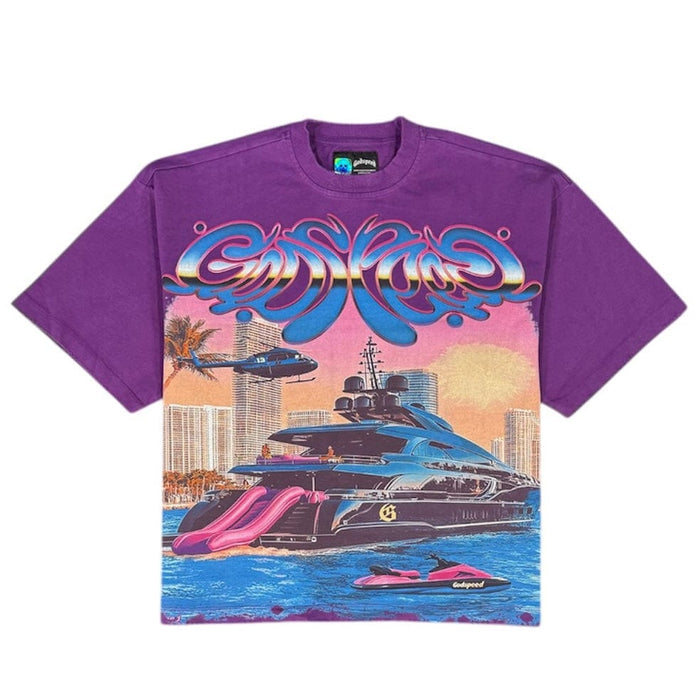 Godspeed Memento Vivere Tee Purple