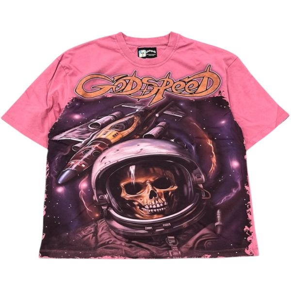 GODSPEED Space Traveler Tee Pink