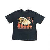 Rhude Vintage Eagle Tee Black