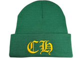 Chrome Hearts CH Logo Beanie Green/Yelllow