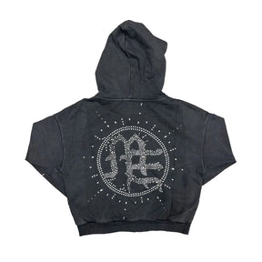 Mixed Emotions Eclipse Zip Up Hoodie Acid Grey