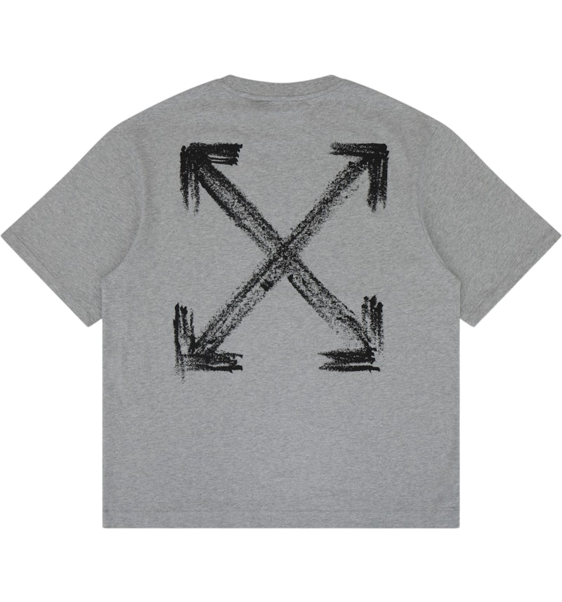Off-White Chalk Arrow Heather Grey Tee