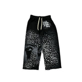 Mixed Emotions Black Striped Sweatpants