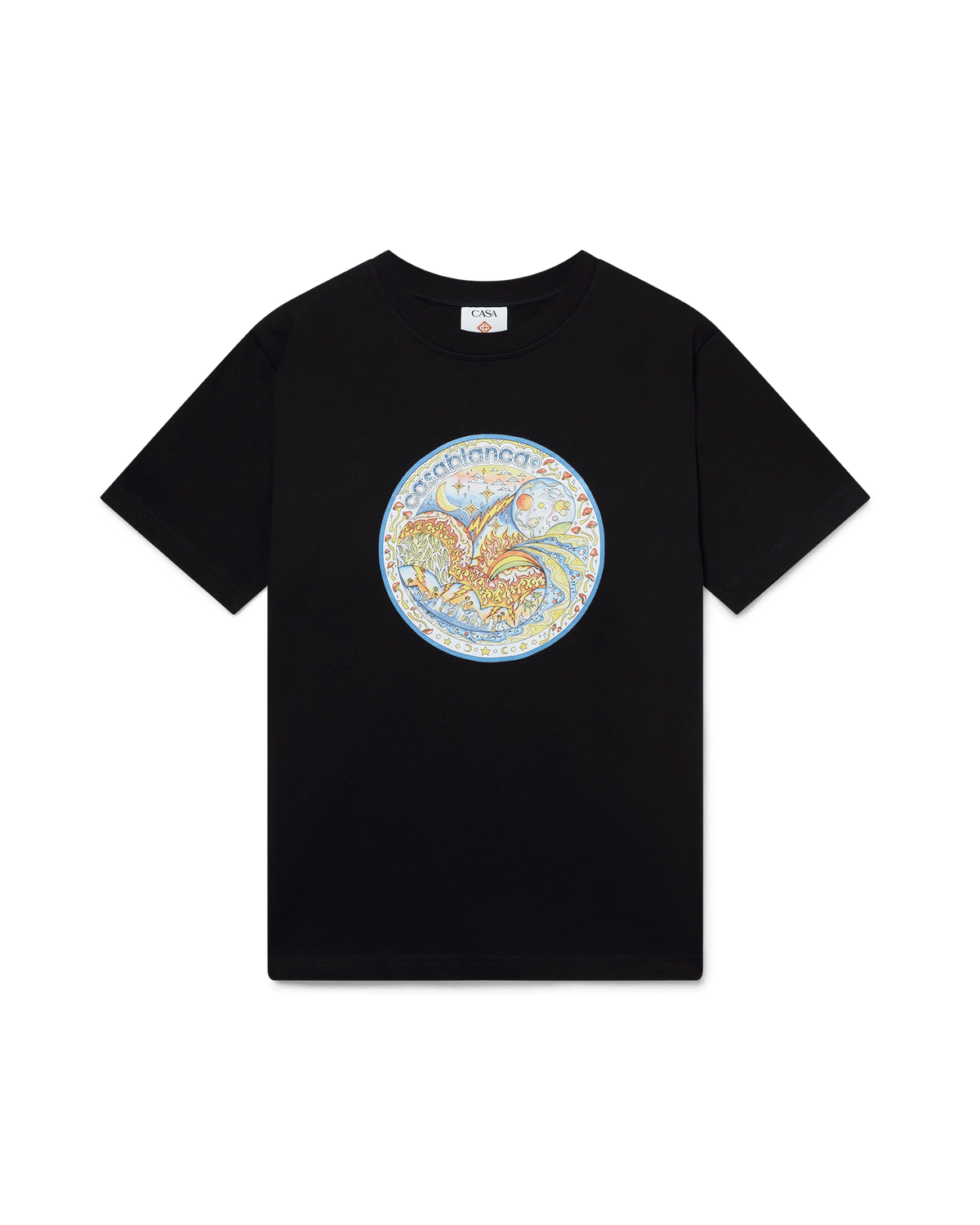 Casablanca Four Elements Tee Black