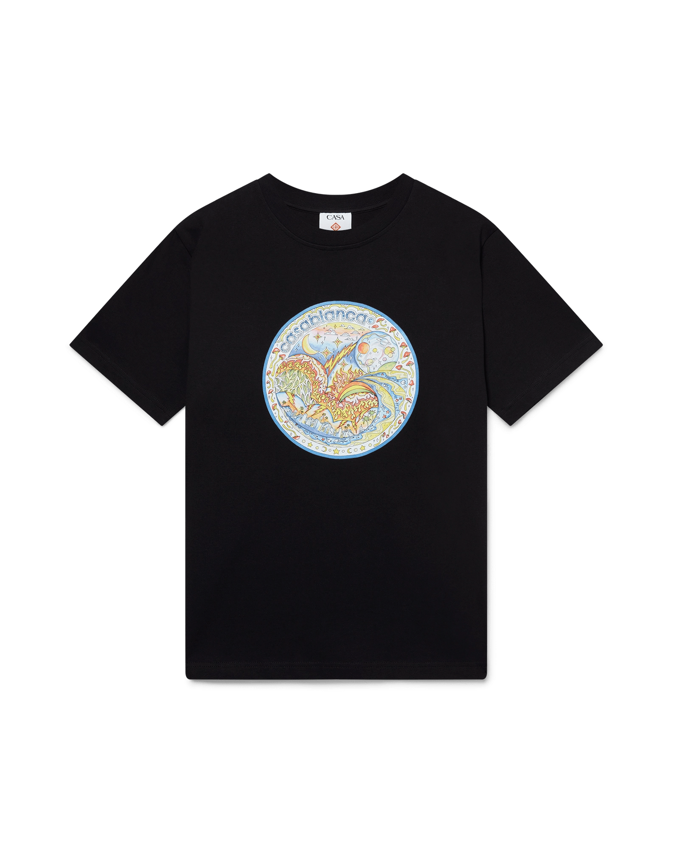 Casablanca Four Elements Tee Black