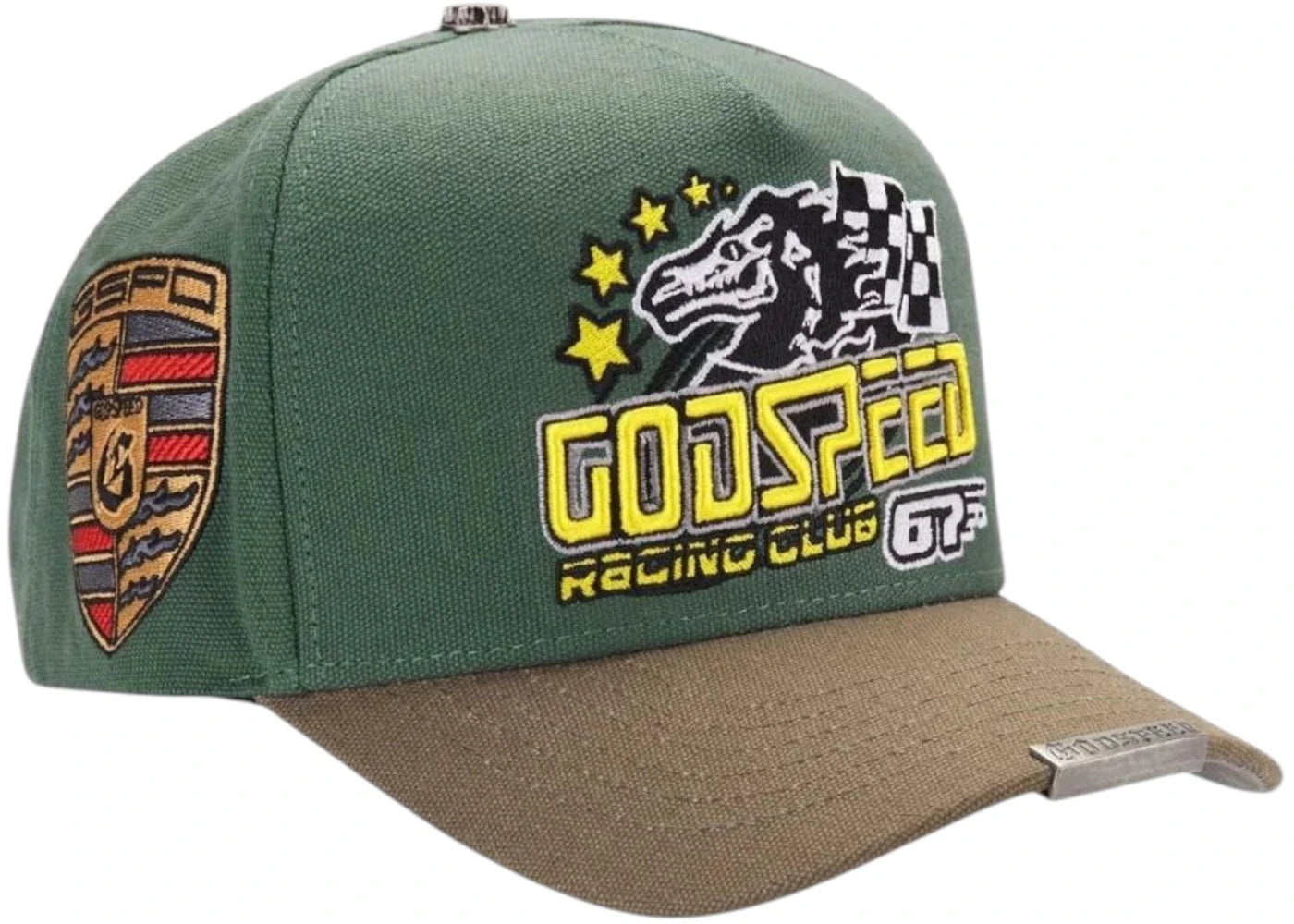 Godspeed GRC Members Snapback Hat Green/Brown