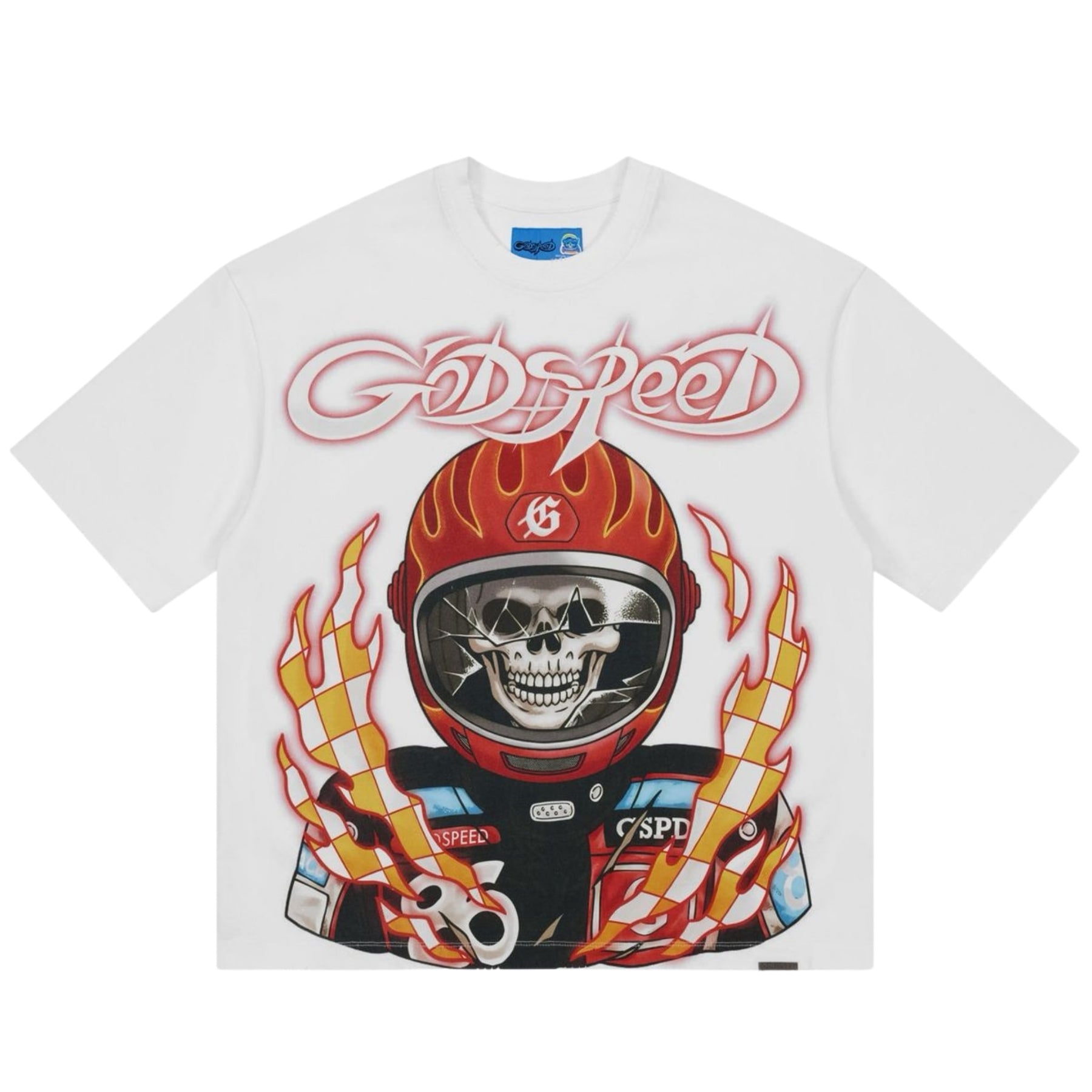 Godspeed Road Rage Tee NG White