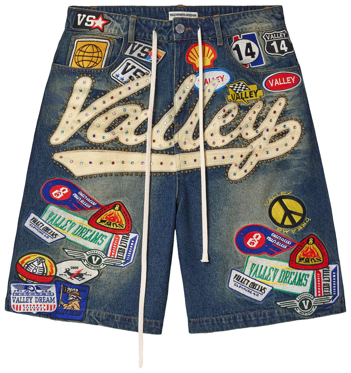 Vale Forever 1980s Jorts Blue/Wash