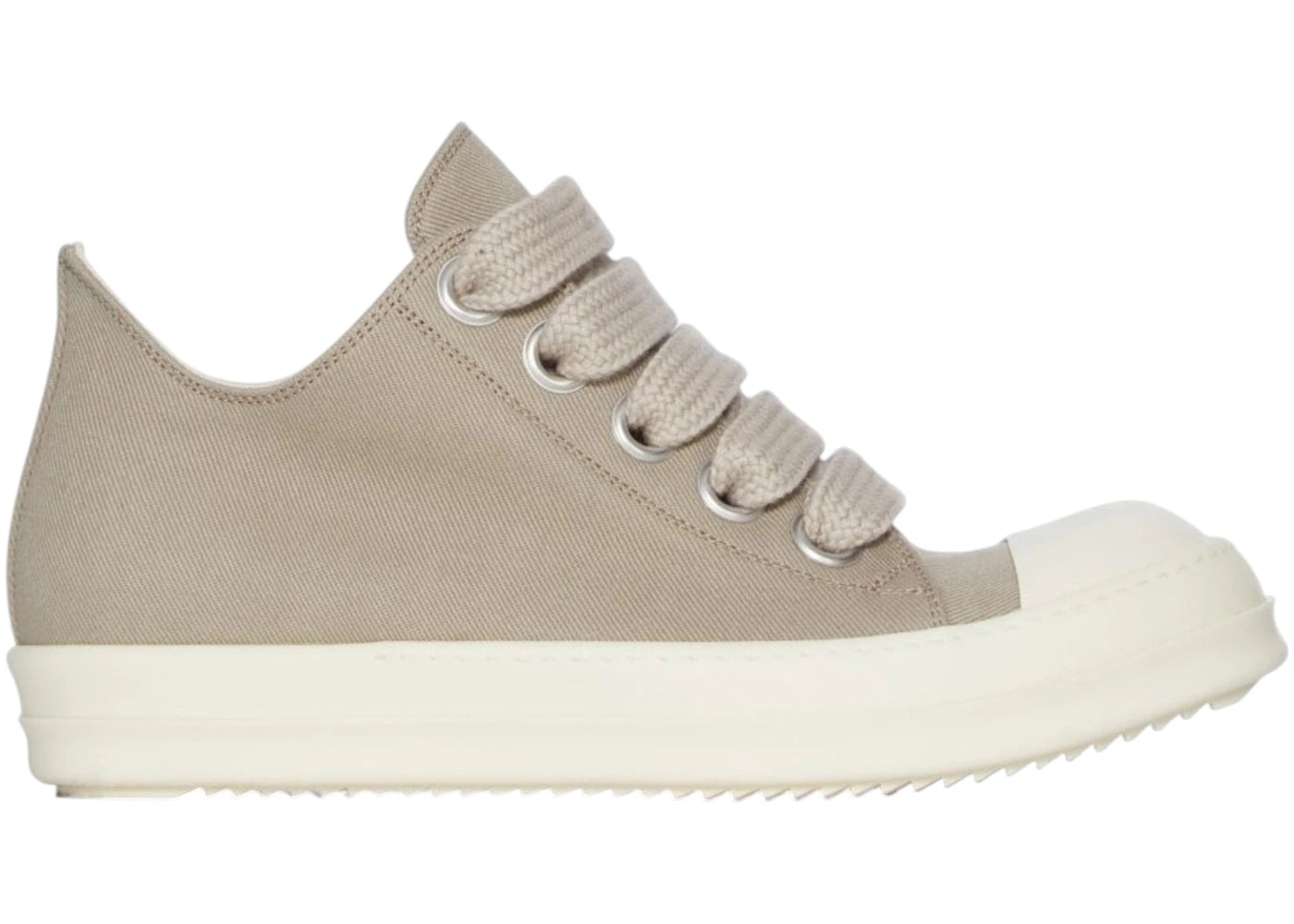 Rick Owens DRKSHDW Concordians Jumbolace Low Dirty Pearl Milk