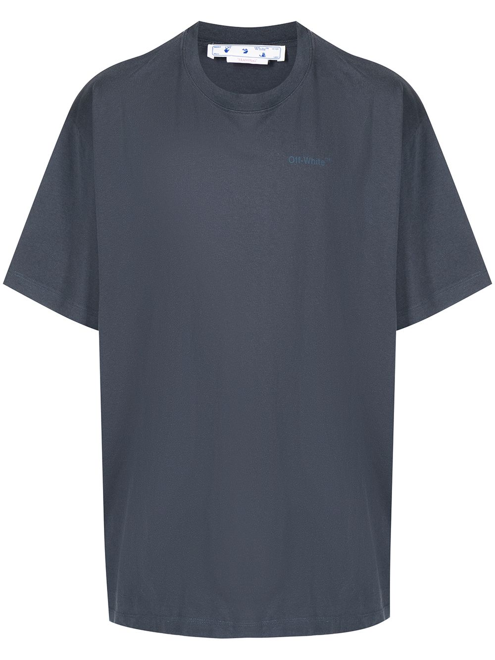 OFF-WHITE Diag Tab Navy Blue Tee