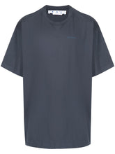 OFF-WHITE Diag Tab Navy Blue Tee