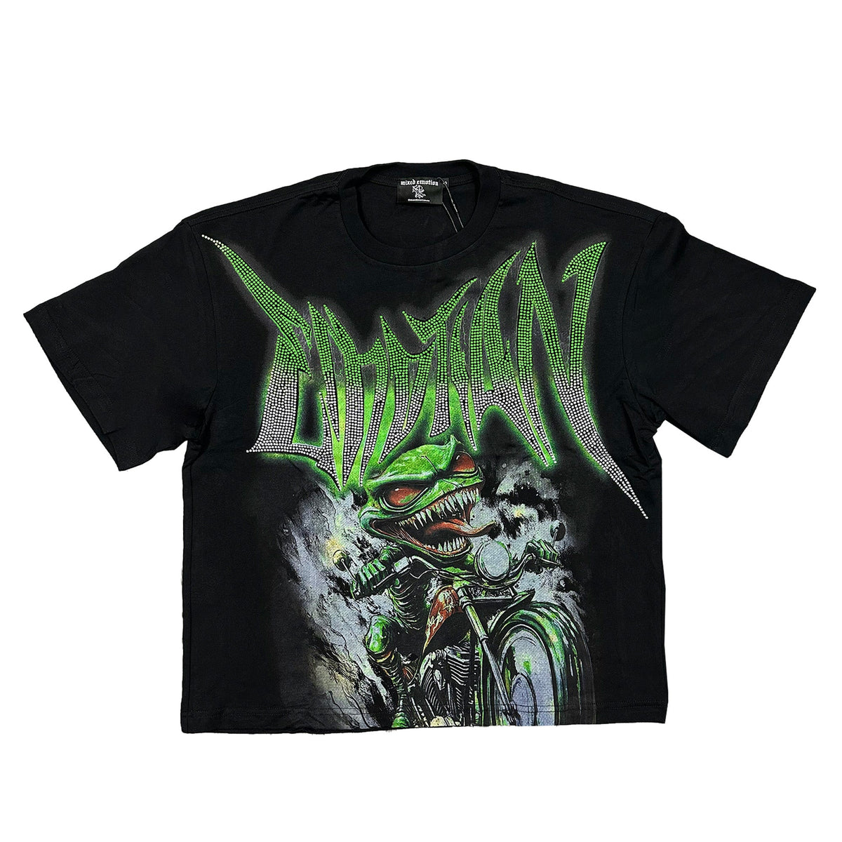 Mixed Emotion ‘Goblin’ Rhinestone Tee