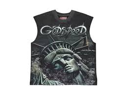 GODSPEED Sunken Liberty 2 Sleeveless Tee Black Wash
