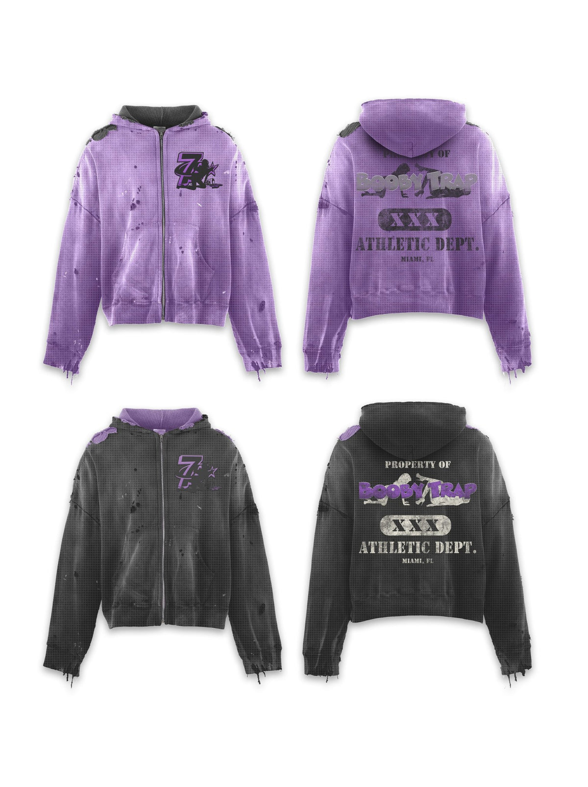 Triple Sevens Trap Reversible Zip