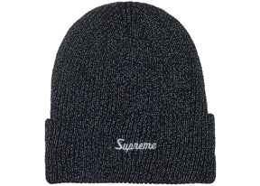 Supreme Loose Gauge Beanie (FW26) Heather Black