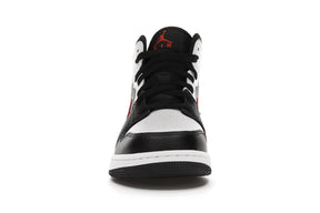 Jordan 1 Mid White Black Chile Red (GS)
