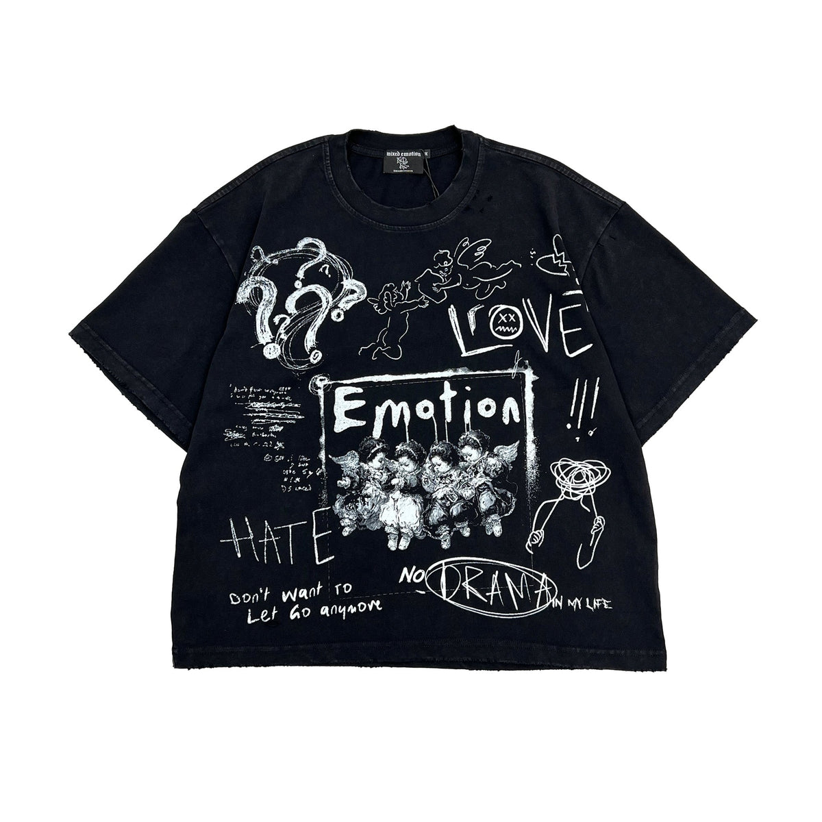 Mixed Emotions Black Chaos Tee