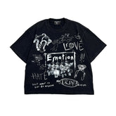Mixed Emotions Black Chaos Tee