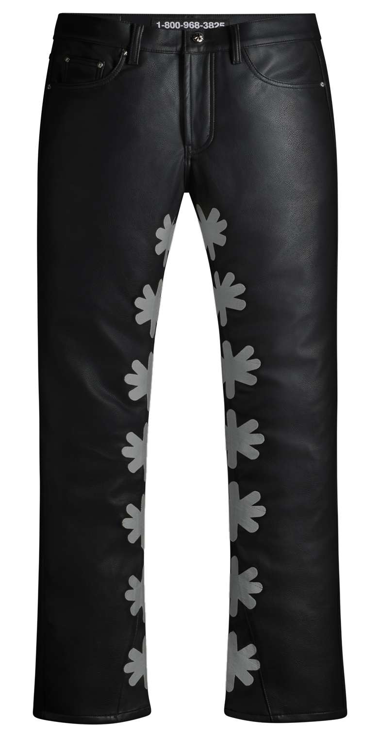 Lost Shdws Drkshdws Leather Pant (GREY)