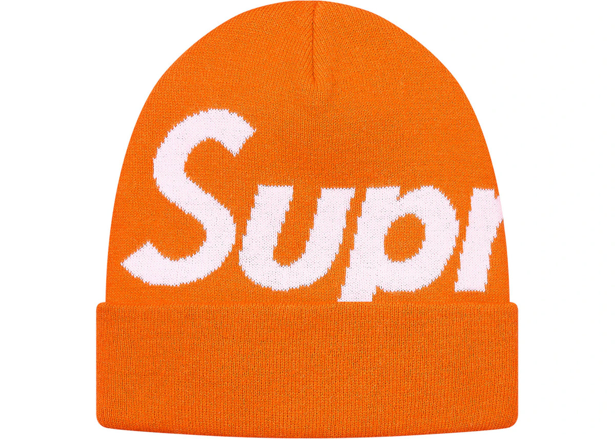 Supreme Big Logo Beanie (FW17) Orange