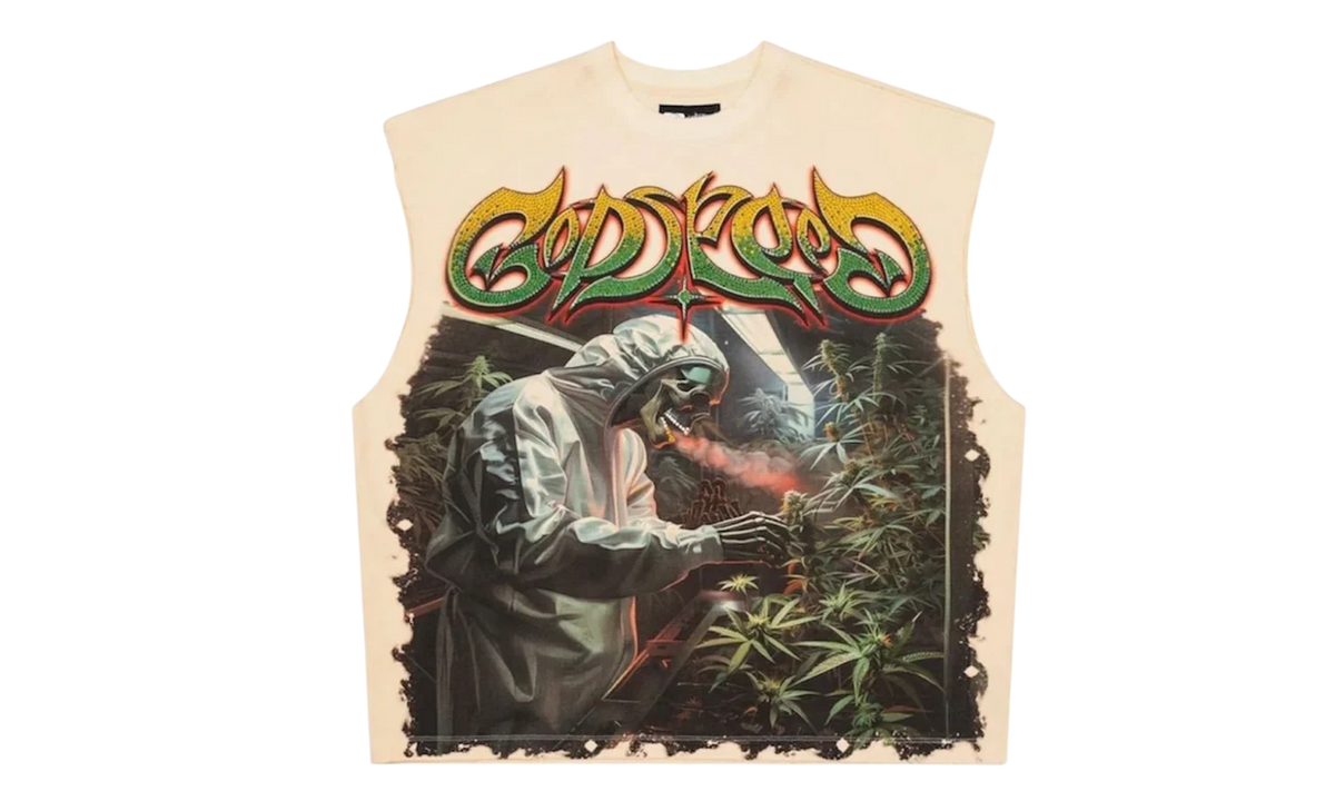 GODSPEED 420 Indoor VVS Sleeveless Tee Bone