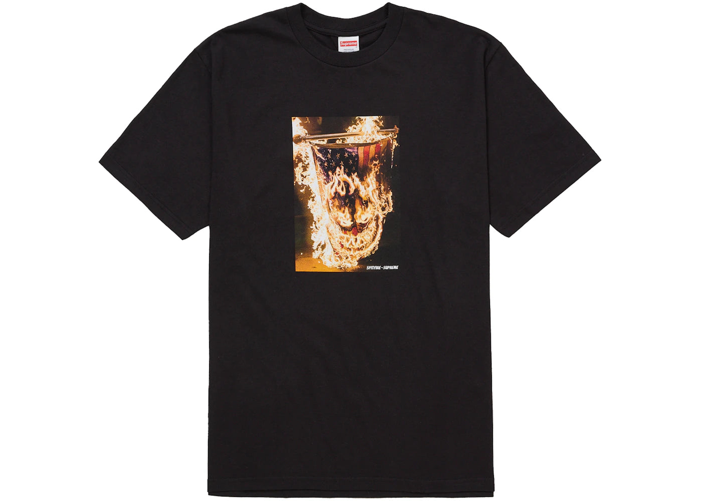 Supreme Spitfire Flag Tee Black