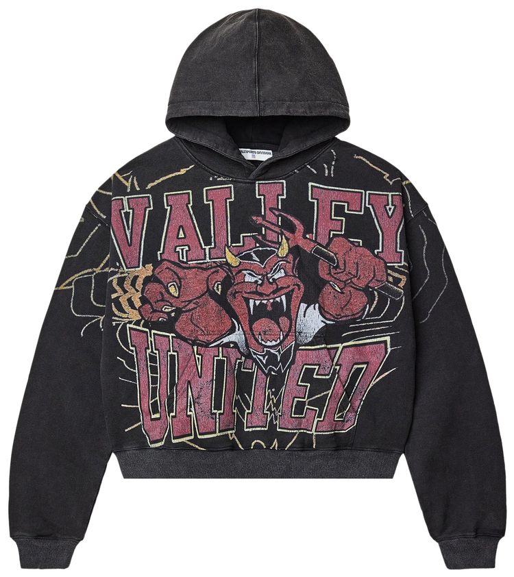 Vale Mascot Black Pullover Hoodie