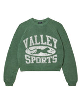Vale Fisherman Knit Sweater Green